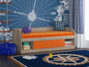 Кровать Соня 4 сонома-оранжевый в Туринске - turinsk.magazinmebel.ru | фото