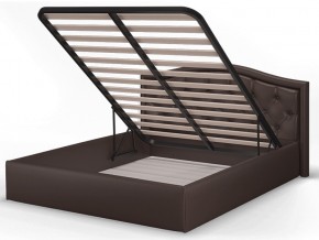 Кровать Стелла 1600 подъемная коричневая в Туринске - turinsk.magazinmebel.ru | фото - изображение 2