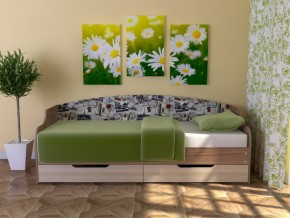 Кровать Юниор Тип 2 Микровелюр-марки 800х1600 в Туринске - turinsk.magazinmebel.ru | фото - изображение 1