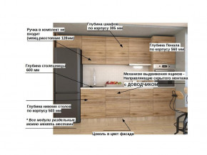 Кухонный гарнитур арт 7 Лофт 3000 мм в Туринске - turinsk.magazinmebel.ru | фото - изображение 2