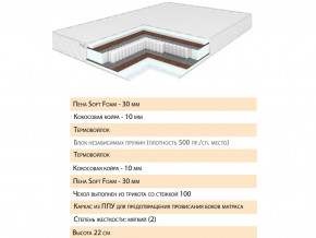 Матрас Шалла 160х200 в Туринске - turinsk.magazinmebel.ru | фото - изображение 2