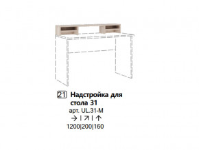 Надстройка для стола 31 (Полка) в Туринске - turinsk.magazinmebel.ru | фото