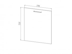 П 60 Комплект для посудомоечной машины 600 мм (цоколь + фасад) ЛДСП в Туринске - turinsk.magazinmebel.ru | фото