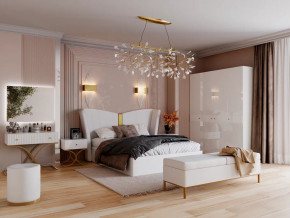 Спальня Рише белый глянец с перламутром в Туринске - turinsk.magazinmebel.ru | фото - изображение 1